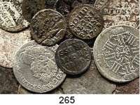 Deutsche Münzen und Medaillen,Preußen, Königreich L O T S     L O T S     L O T S LOT. von 17 Kleinmünzen vor 1740 vom Schilling bis 1/12 Taler.