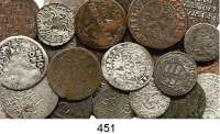 Deutsche Münzen und Medaillen,L O T S     L O T S     L O T S  LOT. von 24 altdeutschen Kleinmünzen.  Kupfer und Billon.