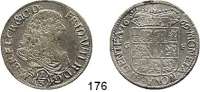 Deutsche Münzen und Medaillen,Brandenburg - Preußen Friedrich Wilhelm der Große Kurfürst 1640 - 1688 1/3 Taler 1669 G-F, Krossen.  8,51 g.  v.S. 573 var.