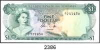 P A P I E R G E L D,AUSLÄNDISCHES  PAPIERGELD Bahamas 1 Dollars L.1974.  Pick 35 b.