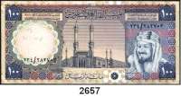 P A P I E R G E L D,AUSLÄNDISCHES  PAPIERGELD Saudi-Arabien 100 Riyals L.AH1379(1976).  Pick 20.