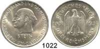 R E I C H S M Ü N Z E N,Weimarer Republik  3 Reichsmark 1931 A.  Jaeger 348.  Stein.