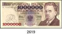 P A P I E R G E L D,AUSLÄNDISCHES  PAPIERGELD Polen 1.000.000 Zlotych 16.11.1993.  Pick 162 a.