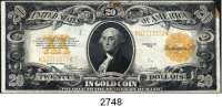 P A P I E R G E L D,AUSLÄNDISCHES  PAPIERGELD U.S.A. 20 Dollars in  Gold Coin.  1922.  Pick 275.