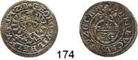 Deutsche Münzen und Medaillen,Brandenburg - Preußen Georg Wilhelm 1619 - 1640 3 Gröscher o.J.  2,17 g.  Bahrfeldt 659.