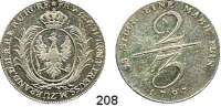 Deutsche Münzen und Medaillen,Preußen, Königreich Friedrich Wilhelm II. 1786 - 1797 2/3 Taler Handelsmünze 1797.  17,15 g.  