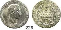 Deutsche Münzen und Medaillen,Preußen, Königreich Friedrich Wilhelm III. 1797 - 1840 1/3 Taler 1809 A.  AKS 21.  Jg. 32.  Old. 108.