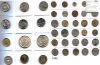 AUSLÄNDISCHE MÜNZEN,Ägypten L O T S     L O T S     L O T S LOT. von 42 verschiedenen meist modernen Münzen.  Darunter 3 Silbermünzen.