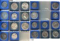 R E I C H S M Ü N Z E N,L O T S     L O T S     L O T S  Preußen, 2 Mark 1876 A, 1888(Friedrich III.), 1901, 1906, 1913(2); 3 Mark 1910 