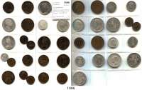 AUSLÄNDISCHE MÜNZEN,Großbritannien LOTS    LOTS    LOTS LOT. von 41 verschiedenen Münzen von Georg III. bis Georg V.  Darunter 14 Silbermünzen.