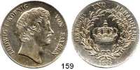 Deutsche Münzen und Medaillen,Bayern Ludwig I. 1825 - 1848 Kronentaler 1835.  Kahnt 75.  AKS 76.  Jg. 30.  Thun 48.  Dav. 565.