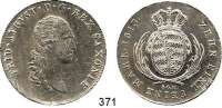 Deutsche Münzen und Medaillen,Sachsen Friedrich August I. (1763) 1806 - 1827 Konventionstaler 1813 SGH.  Mit Napoleonrand.  Kahnt 416.  AKS 12.  Jg. 12.  Thun 292.  Dav. 854.