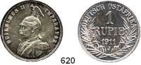 Besetzte Gebiete - Kolonien - Danzig,Deutsch - Ostafrika 1 Rupie 1911 J. Jaeger 722.