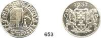 Besetzte Gebiete - Kolonien - Danzig,Danzig 5 Gulden 1932. Jaeger D 18. Krantor.