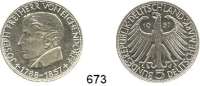 B U N D E S R E P U B L I K,  5 Mark 1957 J.  Jaeger 391.  Joseph Freiherr von Eichendorff.