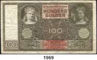 P A P I E R G E L D,AUSLÄNDISCHES  PAPIERGELD Niederlande 100 Gulden 8.1.1942.  Pick 51 c.