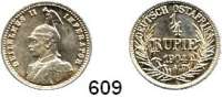Besetzte Gebiete - Kolonien - Danzig,Deutsch - Ostafrika 1/4 Rupie 1904 A. Jaeger 720.