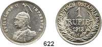 Besetzte Gebiete - Kolonien - Danzig,Deutsch - Ostafrika 1 Rupie 1913 J. Jaeger 722.