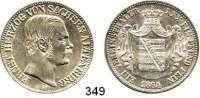 Deutsche Münzen und Medaillen,Sachsen - Altenburg Ernst 1853 - 1908 Vereinstaler 1864 B.  Kahnt 483.  AKS 61.  Jg. 113. Thun 356 B.  Dav. 814.