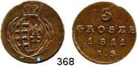 Deutsche Münzen und Medaillen,Warschau, Herzogtum Friedrich August I. von Sachsen 1807 - 1815 3 Grosze 1811 I.S.  AKS 199.  Jg. 202.  Kahnt 1277.