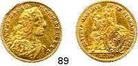 Deutsche Münzen und Medaillen,Bayern Karl Albrecht 1726 - 1745, ab 1742 König und Kaiser Karolin 1734.  9,71 g.  Hahn 260.  Fb. 232.  GOLD.