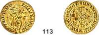 Deutsche Münzen und Medaillen,Brandenburg in Franken Friedrich von Ansbach und Sigismund von Kulmbach 1486 - 1495 Goldgulden o.J., Schwabach.  3,26 g.  Schrötter 360.  Slg. Wilm. 419/421.  Fb. 305.  GOLD.
