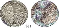Deutsche Münzen und Medaillen,Schlesien - Liegnitz - Brieg Johann Christian und Georg Rudolf 1602 - 1621 1/2 Taler 1609.  14,47 g.  F. u. S. 1439.