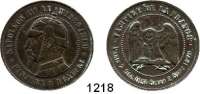 AUSLÄNDISCHE MÜNZEN,Frankreich Napoleon III. 1852 - 1870 Spottmedaille 1870 (Bronze).  Auf die Niederlage bei Sedan.  VAMPIRE DE LA FRANCE.  32 mm.