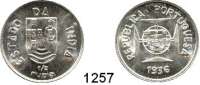 AUSLÄNDISCHE MÜNZEN,Indien Portugiesisch Indien Goa,  1/2 Rupia 1936.  Schön 10.  KM 23.