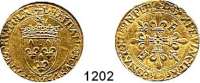 AUSLÄNDISCHE MÜNZEN,Frankreich Franz I. 1515 - 1547 Ecu d´or au soleil o.J.  3,33 g.  Fb. 347.  GOLD.