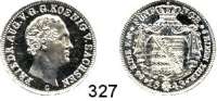 Deutsche Münzen und Medaillen,Sachsen Friedrich August II. 1836 - 1854 1/6 Taler 1843 G.  AKS 104 a.  Jg. 84.