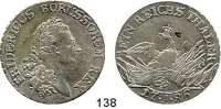 Deutsche Münzen und Medaillen,Preußen, Königreich Friedrich II. der Große 1740 - 1786 Taler 1786 A, Berlin (
