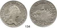 Deutsche Münzen und Medaillen,Preußen, Königreich Friedrich II. der Große 1740 - 1786 Taler 1770 A.  22,21 g.  Kluge 121.2.  v.S. 456.  Olding 69 d.  Dav. 2586.