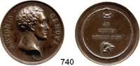 M E D A I L L E N,Personen Ganova, Antonio Bronzemedaille o.J. (Putinati). Kopf nach rechts. / 3 Textzeilen. 34,1 mm. 24,26 g.