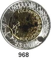 AUSLÄNDISCHE MÜNZEN,E U R O  -  P R Ä G U N G E N Österreich 25 EURO 2009 (Bi-Metall Silber/Niob).  .Jahr der Astronomie.  Im Originaletui mit Zertifikat.