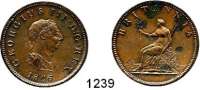 AUSLÄNDISCHE MÜNZEN,Großbritannien Georg III. 1760 - 1820 Half Penny 1806.  Kahnt/Schön 32.  KM 662