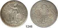 AUSLÄNDISCHE MÜNZEN,Großbritannien Viktoria 1837 - 1901 Trade Dollar 1900 B, Bombay. KM T 5.