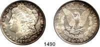 AUSLÄNDISCHE MÜNZEN,U S A  Morgan Dollar 1879 S.  Schön 123.  KM 110.