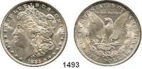 AUSLÄNDISCHE MÜNZEN,U S A  Morgan Dollar 1885 O, New Orleans.  Kahnt 78.  KM 110.
