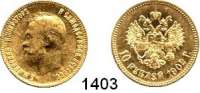 AUSLÄNDISCHE MÜNZEN,Russland Nikolaus II. 1894 - 1917 10 Rubel 1902.  (7,74g fein).  Bitkin 10.  Schön 16.4.  Y. 64.  Fb. 179.  GOLD.