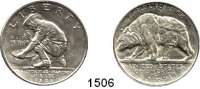 AUSLÄNDISCHE MÜNZEN,U S A  Gedenk Half Dollar 1925 S.  California.  Schön 161.  KM 155.