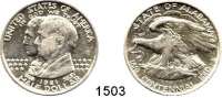 AUSLÄNDISCHE MÜNZEN,U S A  Gedenk Half Dollar 1921.  100 Jahre Bundesstaat Alabama.  Schön 153.  KM 148.