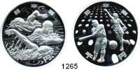 AUSLÄNDISCHE MÜNZEN,Japan  1000 Yen 2020 (Silberunze).  Olympische Spiele - Schwimmen und  Baseball/Softball.  Jeweils im Originaletui mit Zertifikat.  LOT. 2 Stück.