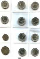 B U N D E S R E P U B L I K,  2 Euro 2008 F.  Hamburger Michel.  Fehlprägung mit alter Wertseite geprägt.  (10 Stück).  Beigegeben Saarland, 10 und 50 Franken 1954.  LOT. 12 Stück.