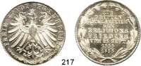 Deutsche Münzen und Medaillen,Frankfurt am Main Freie Stadt 1814 - 1866 Doppelgulden 1855. Religionsfrieden. Kahnt 179.  AKS 42.  Jg. 49.  Thun 138.  Dav. 647.