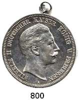 M E D A I L L E N,Städte Nowawes (Brandenburg) Umgraviertes preußisches 5 Markstück. Rückseite mit Widmung der Webergesellen-Kasse zu Nowawes. 38 mm. 25,98 g.