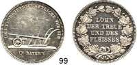 Deutsche Münzen und Medaillen,Bayern Ludwig II. 1864 - 1886 Silbermedaille o.J. (Losch).  Landwirtschaftsverein in Bayern.  