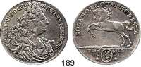 Deutsche Münzen und Medaillen,Braunschweig - Calenberg (Hannover) Ernst August 1679 - 1698 2/3 Taler 1695 HB.  13,04 g.  Welter 1969.  Dav. 397.
