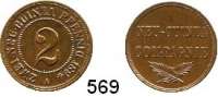 Besetzte Gebiete - Kolonien - Danzig,Deutsch - Neuguinea 2 Pfennig 1894 A. Jaeger 702.
