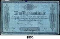 P A P I E R G E L D,AUSLÄNDISCHES  PAPIERGELD Dänemark 5 Rigsbankdaler 1835.  Pick A 58.